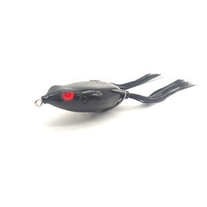 Proto Frog Leurre Souple Artificiel en PVC 55mm pour la <span class=keywords><strong>Pêche</strong></span> au Bar en Rivière, Lac et Ruisseau <span class=keywords><strong>avec</strong></span> Hameçons - Product Image 1
