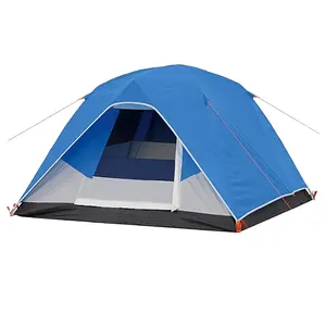 3 - 4 Person Tent Outdoor Large Space Camping Tent big family Camping Rainproof Tent