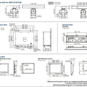 <span class=keywords><strong>Furuno</strong></span> FAR-1513BB 19 pouces <span class=keywords><strong>Radar</strong></span> maritime du Japon 12KW avec pièce de piston Catégorie de produit Fournitures marines - Product Image 6