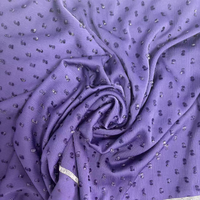 Pabrik Grosir Kain CEY Berkualitas Tinggi, Kain Bunga Potong 3D, Kain Jacquard Polyester untuk Kemeja/Gaun