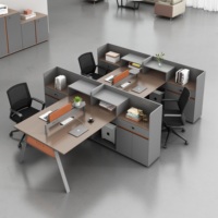 Escritorio de Oficina de Madera de Lujo Moderno con Logotipo Personalizado, Duradero y de Alta Calidad, Gabinete de Almacenamiento de Gran Capacidad, Acabado Antiarañazos, para Gerentes y Directores Ejecutivos