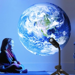 USB Moon Projection Lamp Stepless Dimming Waterproof LED Light <strong>Background</strong> Atmosphere Moon Projector Photo Props - Product Image 1