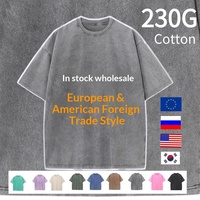 T-shirt imprimé DTG délavé à l'acide, streetwear, t-shirts graphiques, t-shirt vierge, vêtements pour hommes grandes tailles, t-shirts vintage surdimensionnés personnalisés pour hommes