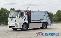 Camion poubelle écologique de 282 kWh, camionnette à ordures zéro émission pour services municipaux