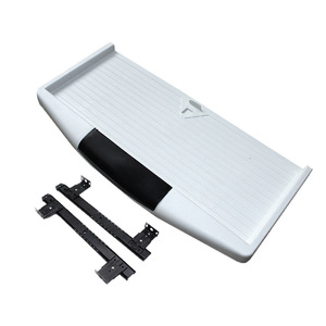 <b>Computer</b> <b>Desk</b> Keyboard Tray With Concealed Damping Slide Rail White <b>Black</b> Plastic Modern Simple Style - Product Image 1