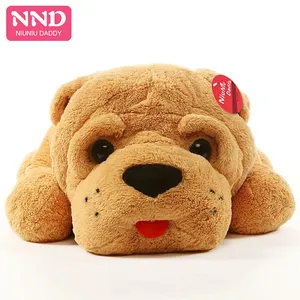 Niuniu Daddy Plush MaterialとPlush Bear Item Giant Dog Unfilled 120センチメートルAnimal Fabric Plush Soft Doll Toy Skin Unstuffed