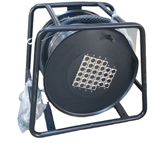 Câble serpent OEM personnalisé de 30m de long <span class=keywords><strong>audio</strong></span> 32 canaux flexible avec câble de scène de réduction des interférences à faible bruit de 100 pieds - Product Image 5