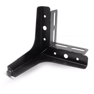 Corner Codes Metal <b>Black</b> Golden Furniture Feet Heavy Duty <b>Table</b> Legs Corner <b>Sofa</b> Leg - Product Image 5