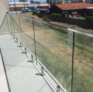 YL METAL 316 Sans rouille, système de garde-corps en verre sans cadre en acier inoxydable pour balcon - Product Image 6