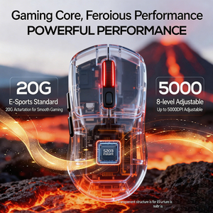Ratón para Juegos G19 al por Mayor, Molde Privado, Tri-modo, Inalámbrico BT 2.4G, con Cable, Ligero, <span class=keywords><strong>5000</strong></span> DPI, Ergonómico para Laptop y PC - Product Image 4