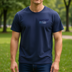 Camiseta Clásica Im Azul Oscuro Ropa Casual para Hombre - Product Image 3