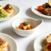 Bols en mélamine de haute qualité, bols à sauce, plats à condiments, vaisselle empilable, réutilisable, en plastique, pour restaurant, buffet commercial