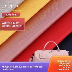 Tela Brocada de Poliéster 420D Lavada, Resistente al Agua y a la Abrasión, con Revestimiento de PU, Ancho de 43/44 Pulgadas, para Bolsas y Accesorios de Exterior - Product Image 3