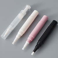 Stylos cosmétiques vides transparents, noirs et roses en gros, tubes de 2 ml, 3 ml, 5 ml pour huile à cuticules, brillant à lèvres, dissolvant de vernis à ongles