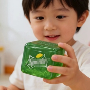 Joli cube tendance, balle anti-stress, jouet en gel souple pour le jeu sensoriel, la maison, le bureau, l'école et la présentation en magasin, silicone PU - Product Image 2