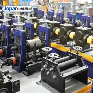 square pipe roll forming machine / rectangle round oval pipe production line apply to Stair handrail