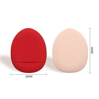 Puff de polvo de maquillaje de dedo Mini esponja de maquillaje PU Puff de polvo suave
