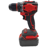 Perceuse à percussion sans fil au lithium 21V Electric Goddess, 2800 tr/min, vitesse variable, professionnelle, personnalisable OEM, 80 Nm max, plastique