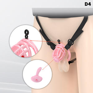 Dispositivo de Castidad Masculina, Jaula para Pene Ligera, Vertical, Invisible, con Bloqueo, Jaula de Castidad para Hombres, Juguetes Sexuales para Adultos, para Ejercicios de Pene Masculino - Product Image 2