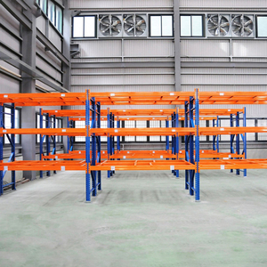 Estantería ajustable de hierro/acero metálico para palés, estantería duradera para carretilla elevadora, estante protegido contra la corrosión directa para almacenamiento en almacén - Product Image 1