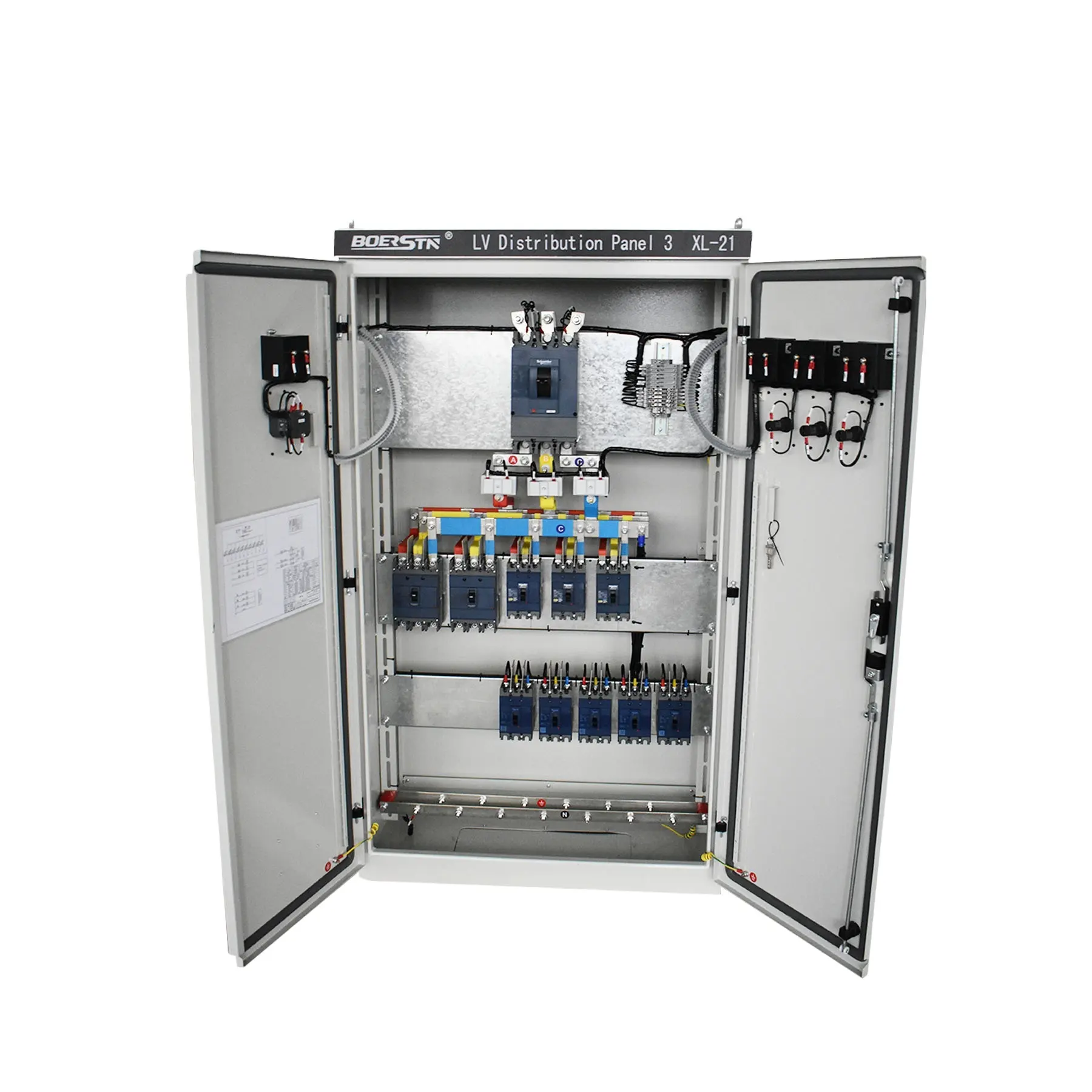 Boerstn XL-21 Panel distribusi logam tegangan rendah/kabinet distribusi komponen r