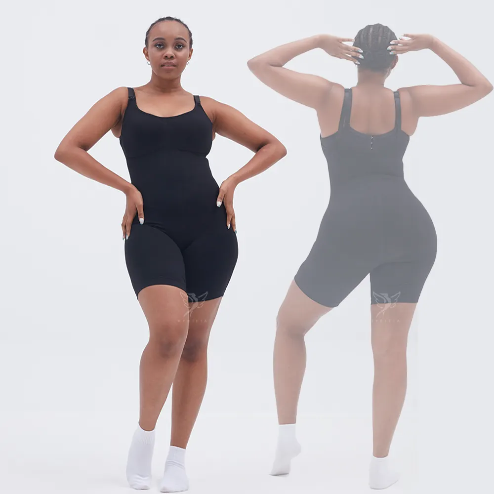 Hygicustom özel artı boyutu sıkıştırma Traceless dikişsiz karın kontrol bodysuit shapewear zayıflama kadınlar için tam vücut şekillendirici