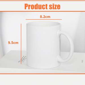 Custom 11oz Porcelain Mugs <b>Cup</b> Gift Sublimation Blanks White Outer Coating Colored Inside 11 oz Ceramic Mugs With Colored Handle - Product Image 3