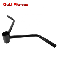Guli Fitness – barre en T multi-poignée, barre d'haltères, acier solide, V droit, fixation de la mine, équipement de gymnastique à domicile