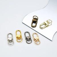 34mm coloré porte-clés rotatif chien boucle or homard fermoirs crochets pour bijoux à bricoler soi-même fabrication porte-clés accessoires