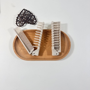 Pettine Portatile Pieghevole Monouso con Manico in Plastica per Hotel Yirui, per la Cura di Capelli e Pelo, con Confezione Igienica Indipendente - Product Image 3