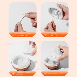 2025Mini Portable Electric Vulcano CoolMist Impeller Humidifier Home Office Flame Volcano Aroma Diffuser with Humidistat Control - Product Image 5