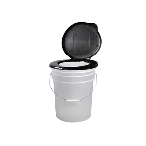 Cubo de plástico portátil redondo para exteriores Innopack de 16L con tapas hecho en China Color y logotipo personalizados - Product Image 6