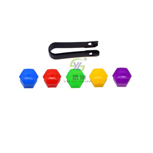 Smooth Sailing 105 Piezas Tapas de Pernos de Rueda de 17mm, Cubiertas Antipolvo de Cubo de Rueda de Colores HE38 Para Volkswagen Skoda Audi Fiat - Product Image 2