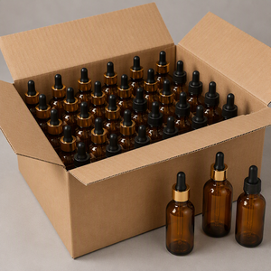 Amber <b>Dropper</b> <b>Bottle</b> 1oz 2oz 4oz Graduated Marked Pipette Measured Dosing Liquid Herbal Formulation Measuring Manufacturer - Product Image 6