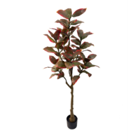Plante artificielle Cordyline rose de 1,5 m en gros, plante artificielle Ti à feuilles rouges de 1,20 m en pot pour la décoration tropicale de la maison, de l'hôtel et du bureau