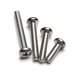 M3x8 100 pcs 304 Acier Inoxydable <span class=keywords><strong>Hex</strong></span> Usine Vente Directe GB823 Tête Pan Phillips Phillips <span class=keywords><strong>Vis</strong></span> À <span class=keywords><strong>Vis</strong></span> En Acier Inoxydable Allen F - Product Image 2