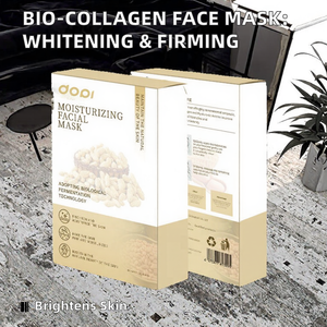 Masque facial en feuille de bio-collagène organique avancé 2025 - Extrait de cacahuète bio-fermenté pour l'anti-âge, le raffermissement et l'hydratation - Product Image 2