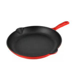 Ensemble de 9 casseroles et poêles à frire <span class=keywords><strong>pour</strong></span> four hollandais casserole peu profonde cuisson du <span class=keywords><strong>pain</strong></span> ensemble d'ustensiles de cuisine en <span class=keywords><strong>fonte</strong></span> émaillée orange - Product Image 6