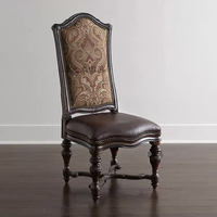 Amerikanischer Stil Klassischer Massivholz-Esstisch Villa Maßgefertigte Exquisite Möbel Esstisch Geschnitzter Tisch Antik
