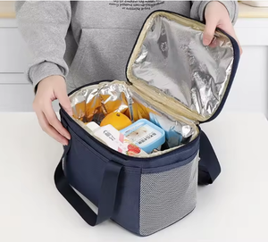 Sac isotherme de pique-nique et de camping en aluminium Oxford grande capacité, imperméable, pour aliments, sacs à lunch thermiques isolés - Product Image 2