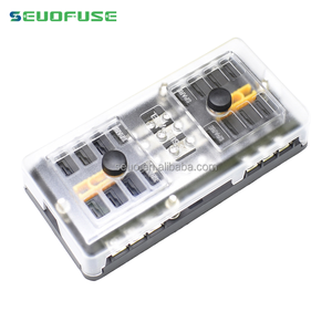Circuit automobile de véhicule Fusibles de contrôle automobile <span class=keywords><strong>12V</strong></span> 24V Porta Fuse 8 Way Auto Fuse Box Block - Product Image 2