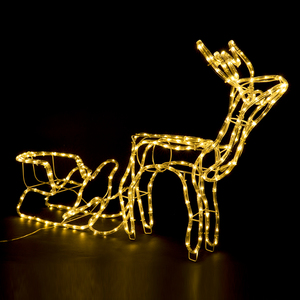 Ornamenti <span class=keywords><strong>di</strong></span> <span class=keywords><strong>natale</strong></span> decorazione luci per esterno 3D acrilico decorazione 2021 nuovi arrivi Regalo <span class=keywords><strong>di</strong></span> <span class=keywords><strong>Natale</strong></span> alce tirare slitte - Product Image 1