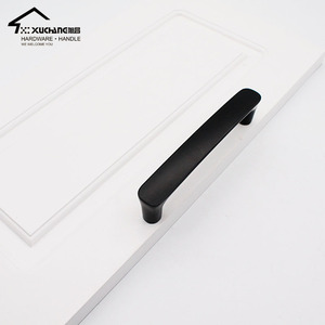 Nordique Moderne En Alliage de Zinc Or Brossé <span class=keywords><strong>Gris</strong></span> <span class=keywords><strong>Perle</strong></span> 192mm Poignée Chambre Armoires De Cuisine Porte de Placard Coulissante - Product Image 4