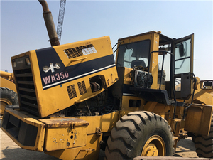 Chargeuse frontale Komatsu WA350 d'occasion fiable, modèle 2020, moteur CAT, capacité de charge nominale de 15 tonnes, direction flexible pour la manutention des matériaux - Product Image 4