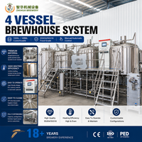 Équipement de brassage de bière 20HL, grand réservoir à bière double paroi, station de nettoyage CIP indépendante pour brasserie européenne