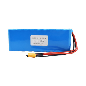 GEB 11,1 V Paquete de batería de litio INR <span class=keywords><strong>18650</strong></span> personalizado <span class=keywords><strong>3S10P</strong></span> 11,1 V 30000mAh Precio de fábrica Batería de alta calidad y costo de efecto - Product Image 1