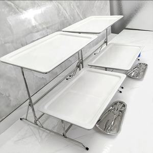 <span class=keywords><strong>Plateau</strong></span> <span class=keywords><strong>de</strong></span> service sain en céramique <span class=keywords><strong>de</strong></span> porcelaine blanche à 2 niveaux pierres précieuses apéritif salade fruits <span class=keywords><strong>de</strong></span> <span class=keywords><strong>mer</strong></span> plateaux <span class=keywords><strong>de</strong></span> fruits pour buffet restauration - Product Image 2