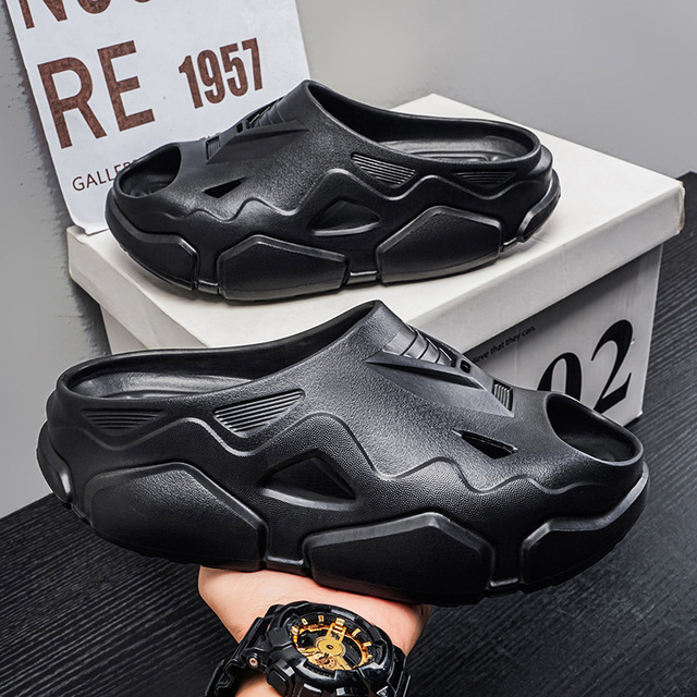 2026 Summer New Style EVA Home Slippers - Trendy Robot Armor Personalized Casual Sandals - Single-Toe Sandals - Young Male