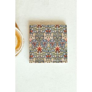 Ensemble de 10 sous-verres promotionnels en pierre unique de la série William Morris - Product Image 1