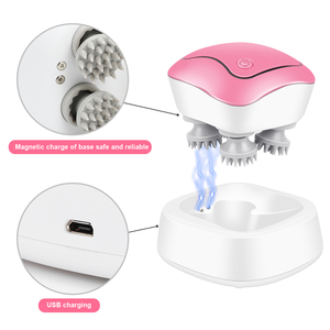 Meilleure qualité Mini masseur de tête portable et étanche masseur électrique rechargeable pour le cuir chevelu et le corps pour le traitement du cou et du corps - Product Image 3